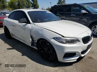 2015 BMW 2 Series 228i with VIN WBA1F9C53FVW98367, listed as a Copart auction lot 50378584 with 74,661 mi miles and Salvage Title. Bid and sale history available at carsss.com. Image 4.