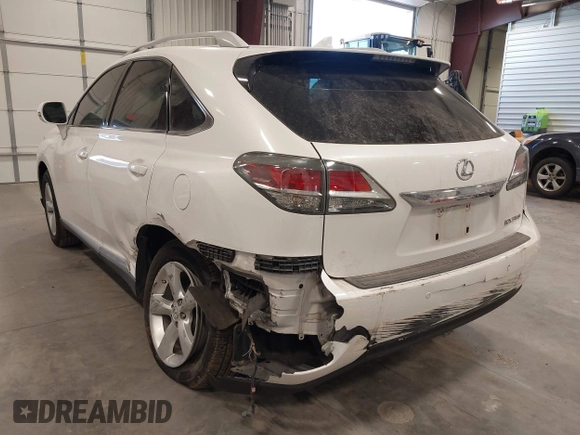 2015 Lexus RX 350 with VIN 2T2BK1BA3FC280960, listed as a IAAI auction lot 41179709 with 129,373 mi miles and . Bid and sale history available at DreamBid. Image 3.
