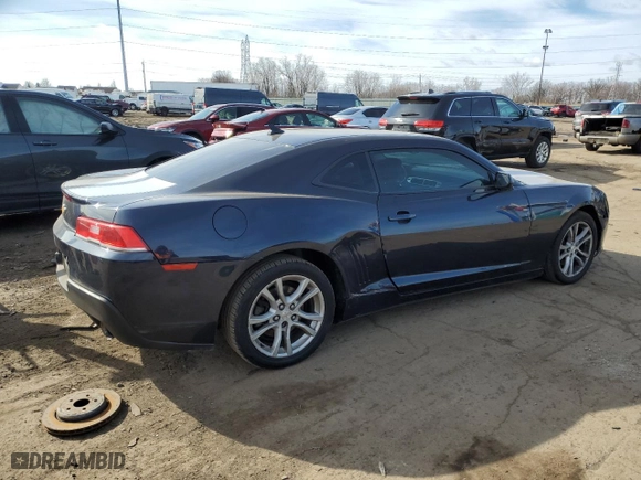 2015 Chevrolet Camaro LS with VIN 2G1FB1E39F9243634, listed as a Copart auction lot 50376345 with 202,514 mi miles and Clean Title. Bid and sale history available at carsss.com. Image 3.