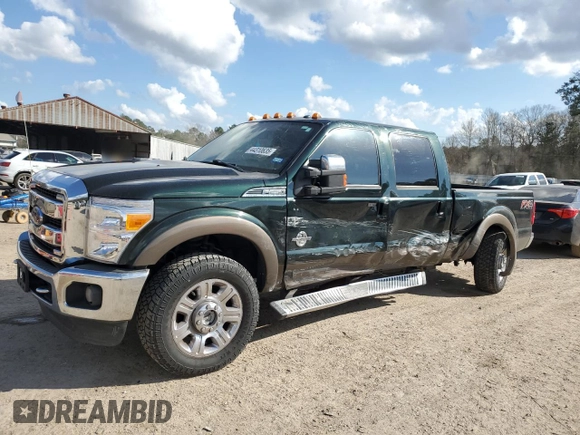 2016 Ford Super Duty F-250 SRW Lariat with VIN 1FT7W2BT7GEA09162, listed as a Copart auction lot 44310635 with 181,152 mi miles and Salvage Title. Bid and sale history available at carsss.com. Image 1.