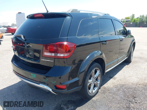2017 Dodge Journey Crossroad Plus with VIN 3C4PDCGG6HT557145, listed as a IAAI auction lot 42587564 with 176,189 mi miles and . Bid and sale history available at DreamBid. Image 4.
