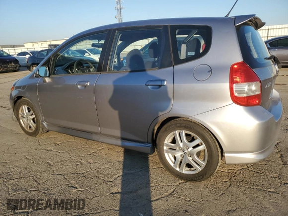 2008 Honda Fit Sport with VIN JHMGD38618S053480, listed as a Copart auction lot 89168925 with 141,850 mi miles and Salvage Title. Bid and sale history available at carsss.com. Image 2.