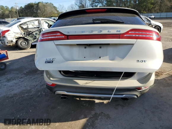 2018 Lincoln MKC Reserve with VIN 5LMCJ3C96JUL00344, listed as a Copart auction lot 88991995 with Not provided miles and Salvage title. Bid and sale history available at DreamBid. Image 6.