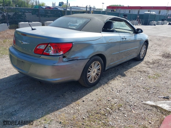2008 Chrysler Sebring Touring with VIN 1C3LC55R98N118821, listed as a IAAI auction lot 42102685 with 211,537 mi miles. Bid and sale history available at carsss.com. Image 4.