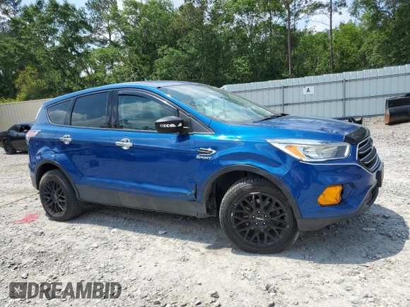 2017 Ford Escape S with VIN 1FMCU0F79HUE27926, listed as a Copart auction lot 56143655 with 55,382 mi miles and Salvage title. Bid and sale history available at DreamBid. Image 4.