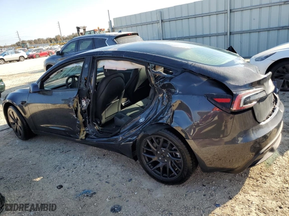 2024 Tesla Model 3 Long Range with VIN 5YJ3E1EBXRF737428, listed as a Copart auction lot 74943954 with 0 mi miles and Non Repairable. Bid and sale history available at carsss.com. Image 2.