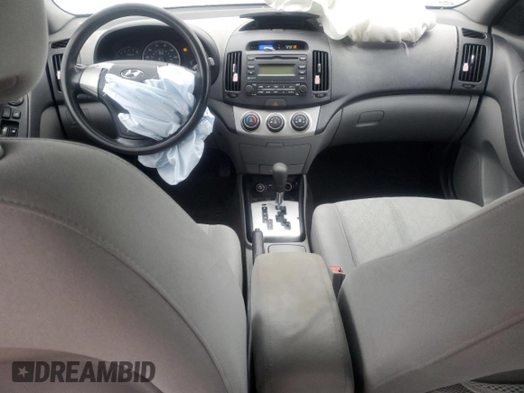 2010 Hyundai Elantra GLS with VIN KMHDU4AD2AU019928, listed as a Copart auction lot 47996125 with 169,334 mi miles and Salvage title. Bid and sale history available at DreamBid. Image 8.