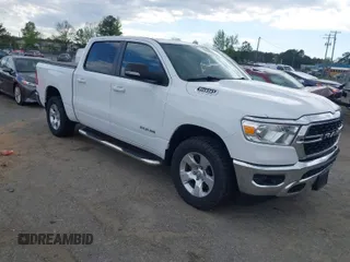 2022 Ram 1500 Big Horn with VIN 1C6SRFFT6NN468531, listed as a IAAI auction lot 42027128 with 115,966 mi miles. Bid and sale history available at carsss.com. Image 1.