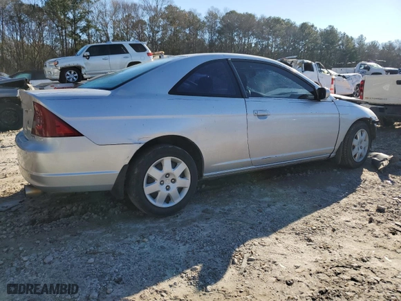 2001 Honda Civic EX with VIN 1HGEM219X1L044687, listed as a Copart auction lot 87252774 with 302,882 mi miles and Salvage Title. Bid and sale history available at carsss.com. Image 3.