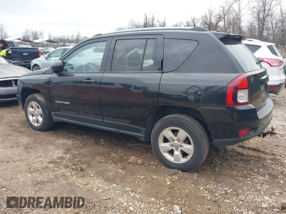2016 Jeep Compass Latitude with VIN 1C4NJCEBXGD642680, listed as a IAAI auction lot 41511653 with 122,742 mi miles. Bid and sale history available at carsss.com. Image 3.