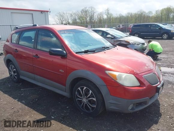 2008 Pontiac Vibe with VIN 5Y2SL65868Z423867, listed as a IAAI auction lot 42180005 with 244,155 mi miles. Bid and sale history available at carsss.com. Image 1.