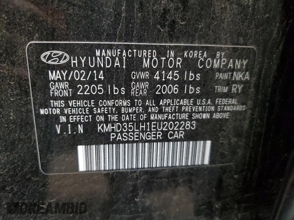 2014 Hyundai Elantra GT GLS with VIN KMHD35LH1EU202283, listed as a Copart auction lot 80750574 with 115,953 mi miles and Salvage Title. Bid and sale history available at carsss.com. Image 12.