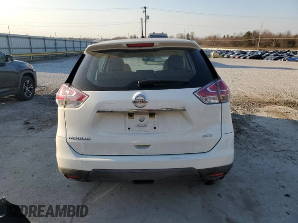 2016 Nissan Rogue SV with VIN KNMAT2MV1GP668064, listed as a Copart auction lot 48707235 with 130,599 mi miles and Salvage Title. Bid and sale history available at carsss.com. Image 6.