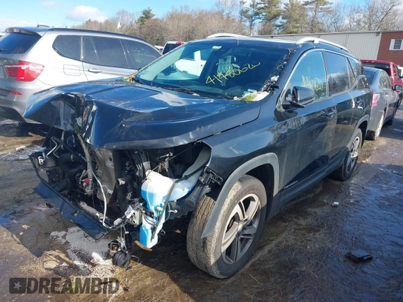 2020 GMC Terrain SLT with VIN 3GKALVEV8LL102204, listed as a IAAI auction lot 41480620 with 115,353 mi miles. Bid and sale history available at carsss.com. Image 2.