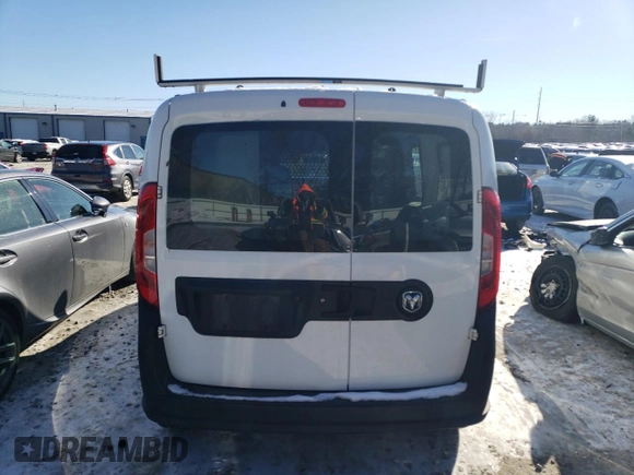 2018 Ram ProMaster City Cargo Tradesman with VIN ZFBERFAB2J6L02339, listed as a Copart auction lot 39147604 with 100,013 mi miles and . Bid and sale history available at DreamBid. Image 6.