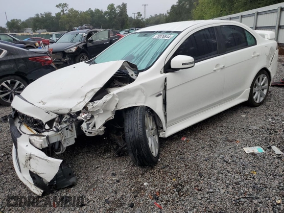 2015 Mitsubishi Lancer GT with VIN JA32U8FW7FU016154, listed as a Copart auction lot 70076844 with 120,125 mi miles and Salvage Title. Bid and sale history available at carsss.com. Image 1.