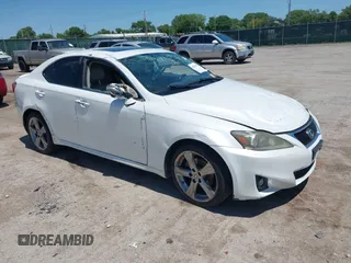 2013 Lexus IS 250 z VIN JTHBF5C26D5190735, wystawiony jako IAAI lot #42305774 z przebiegiem Nie podano mil oraz . Historia ofert i sprzedaży dostępna na DreamBid. Obrazek 1.