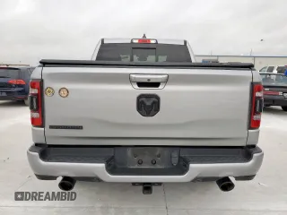 2021 Ram 1500 Lone Star with VIN 1C6RREFTXMN501408, listed as a Copart auction lot 58558545 with 50,076 mi miles and Salvage title. Bid and sale history available at DreamBid. Image 6.