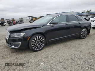 2017 Lincoln MKZ Hybrid Black Label with VIN 3LN6L5NU1HR628263, listed as a Copart auction lot 59627905 with 92,281 mi miles and Salvage title. Bid and sale history available at DreamBid. Image 1.