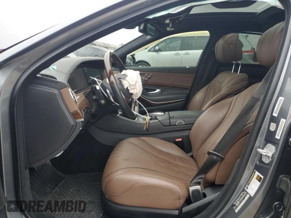 2017 Mercedes-Benz S 550 with VIN WDDUG8FB0HA298971, listed as a Copart auction lot 88958575 with 51,426 mi miles and Salvage Title. Bid and sale history available at carsss.com. Image 7.