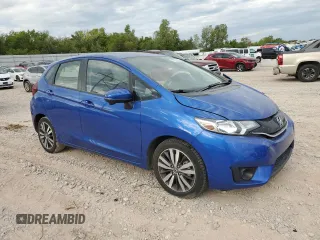 2017 Honda Fit EX-L with VIN JHMGK5H99HS018102, listed as a Copart auction lot 75699334 with Not provided miles and Salvage title. Bid and sale history available at DreamBid. Image 4.