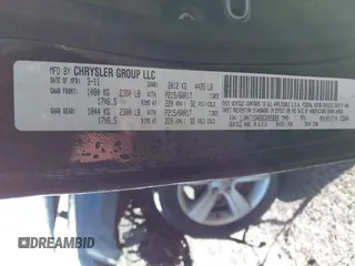 2011 Jeep Patriot Sport z VIN 1J4NT1GA6BD203899, wystawiony jako IAAI lot #41978150 z przebiegiem Nie podano mil oraz . Historia ofert i sprzedaży dostępna na DreamBid. Obrazek 9.