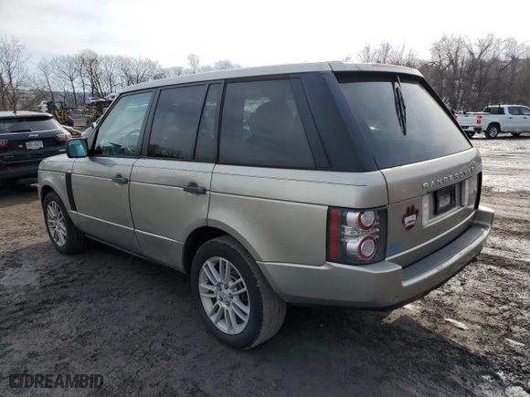 2010 Land Rover Range Rover HSE with VIN SALME1D48AA311735, listed as a Copart auction lot 46500135 with 144,475 mi miles and Clean Title. Bid and sale history available at carsss.com. Image 2.