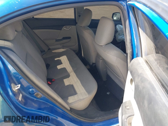2013 Honda Civic LX with VIN 19XFB2F54DE019084, listed as a IAAI auction lot 41778172 with 93,475 mi miles and . Bid and sale history available at DreamBid. Image 8.