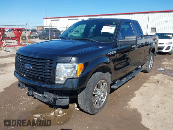 2014 Ford F-150 XL with VIN 1FTFX1CF5EKE00160, listed as a IAAI auction lot 41762642 with 145,402 mi miles. Bid and sale history available at carsss.com. Image 2.