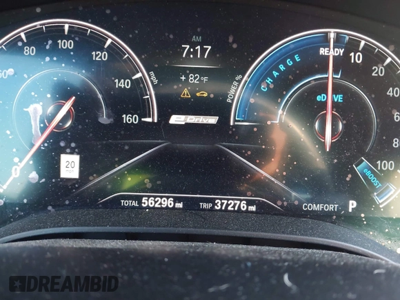 2019 BMW 5 Series 530e with VIN WBAJA9C58KB391755, listed as a IAAI auction lot 42659993 with 56,296 mi miles and . Bid and sale history available at DreamBid. Image 15.
