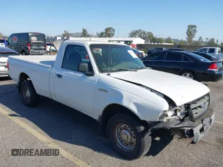 2002 Ford Ranger XL with VIN 1FTYR10U42PA05682, listed as a IAAI auction lot 42009435 with 249,764 mi miles. Bid and sale history available at carsss.com. Image 1.