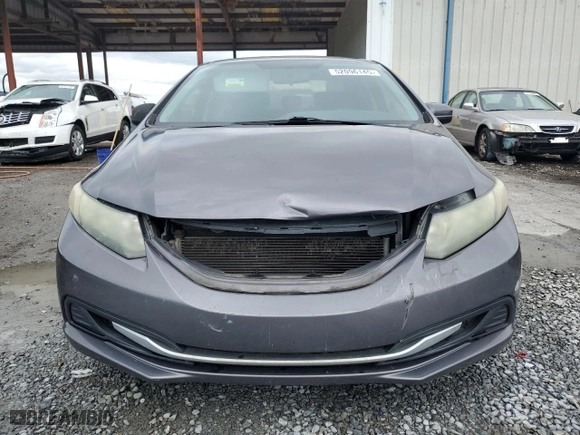 2015 Honda Civic Sedan LX with VIN 19XFB2F51FE120764, listed as a Copart auction lot 52096145 with 203,167 mi miles and Salvage Title. Bid and sale history available at carsss.com. Image 5.