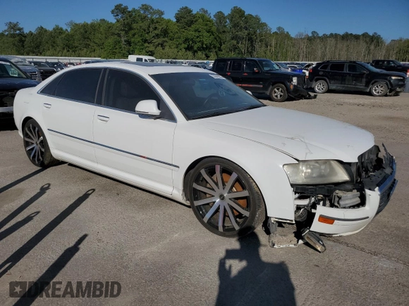 2009 Audi A8 4.2L z VIN WAUMV94E59N005253, wystawiony jako Copart lot #53341935 z przebiegiem 154 305 mil mil oraz Szkoda całkowita • Salvage title. Historia ofert i sprzedaży dostępna na DreamBid. Obrazek 4.