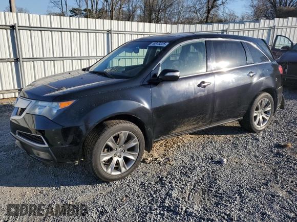 2010 Acura MDX Advance with VIN 2HNYD2H58AH519677, listed as a Copart auction lot 46913325 with Not Provided miles and Salvage Title. Bid and sale history available at DreamBid. Image 1.