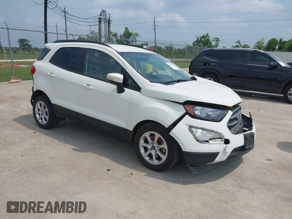 2018 Ford EcoSport SE z VIN MAJ3P1TE3JC238906, wystawiony jako IAAI lot #42312847 z przebiegiem 94 049 mil mil oraz . Historia ofert i sprzedaży dostępna na DreamBid. Obrazek 1.