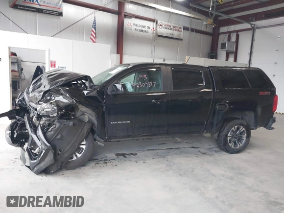 2022 Chevrolet Colorado 4WD Z71 с VIN 1GCGTDENXN1323376, выставлен на аукционе IAAI как лот 42309817 с пробегом 56 229 миль миль и . История ставок и продаж доступна на DreamBid. Изображение 14.