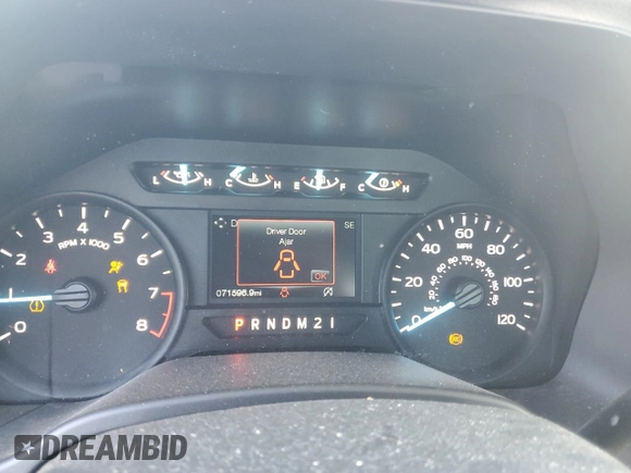 2019 Ford F-150 XL with VIN 1FTMF1CB2KKD36405, listed as a Copart auction lot 45341205 with 71,596 mi miles and Salvage title. Bid and sale history available at DreamBid. Image 9.