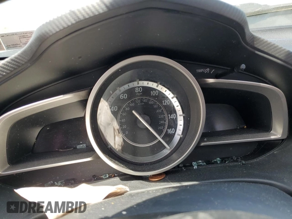 2014 Mazda 3 i Touring with VIN JM1BM1V72E1195996, listed as a Copart auction lot 54355625 with Not Provided miles and Salvage Title. Bid and sale history available at DreamBid. Image 9.