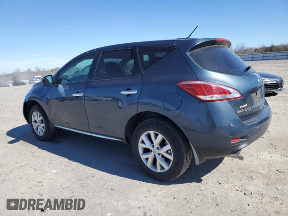 2013 Nissan Murano SV with VIN JN8AZ1MW1DW308834, listed as a Copart auction lot 46467555 with 151,686 mi miles and Salvage Title. Bid and sale history available at carsss.com. Image 2.
