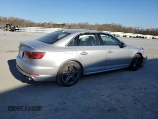 2018 Audi S4 Prestige with VIN WAUC4AF41JA001359, listed as a Copart auction lot 50052295 with 72,003 mi miles and Salvage Title. Bid and sale history available at carsss.com. Image 3.