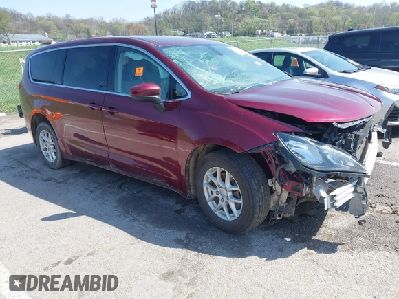 2017 Chrysler Pacifica Touring with VIN 2C4RC1DG5HR521809, listed as a IAAI auction lot 41932187 with Not provided miles and . Bid and sale history available at DreamBid. Image 1.