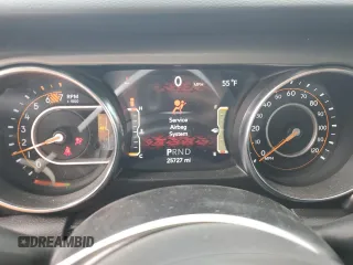 2022 Jeep Wrangler Unlimited Willys with VIN 1C4HJXDN8NW241324, listed as a Copart auction lot 49403795 with 25,727 mi miles and Salvage Title. Bid and sale history available at DreamBid. Image 9.