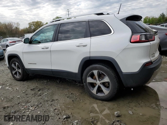 2019 Jeep Cherokee Limited with VIN 1C4PJMDX9KD158035, listed as a Copart auction lot 52871525 with 97,543 mi miles and Salvage Title. Bid and sale history available at DreamBid. Image 2.