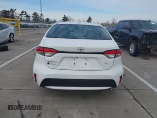 2022 Toyota Corolla LE with VIN 5YFEPMAE9NP296295, listed as a IAAI auction lot 41452753 with 85,375 mi miles. Bid and sale history available at carsss.com. Image 16.