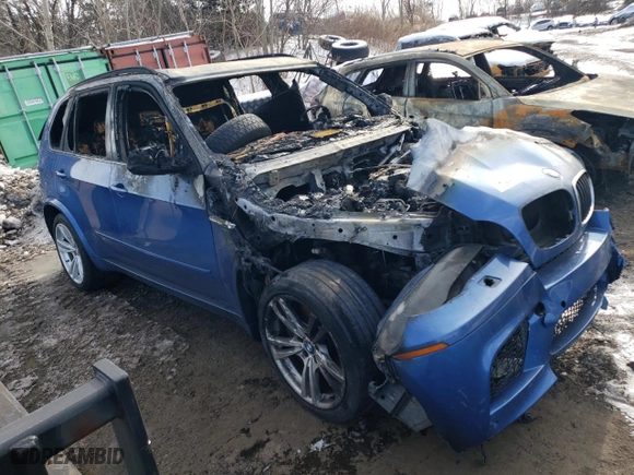 2011 BMW X5 M with VIN 5YMGY0C56BLK26129, listed as a Copart auction lot 45911745 with 0 mi miles and Salvage Title. Bid and sale history available at carsss.com. Image 4.