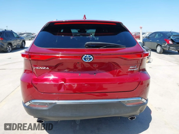 2022 Toyota Venza LE with VIN JTEAAAAH1NJ106479, listed as a IAAI auction lot 41764101 with 31,848 mi miles. Bid and sale history available at carsss.com. Image 17.