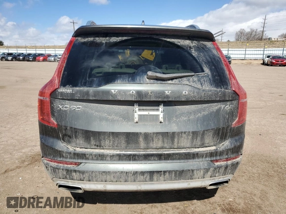 2018 Volvo XC90 Momentum with VIN YV4A22PK9J1334506, listed as a Copart auction lot 47961385 with 87,587 mi miles and Salvage Title. Bid and sale history available at carsss.com. Image 6.