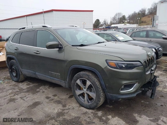 2019 Jeep Cherokee Limited with VIN 1C4PJMDX2KD389164, listed as a IAAI auction lot 41517760 with 100,359 mi miles. Bid and sale history available at carsss.com. Image 1.