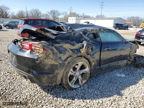 2021 Chevrolet Camaro LT1 with VIN 1G1FE1R74M0132551, listed as a Copart auction lot 49613585 with 0 mi miles and Salvage Title. Bid and sale history available at carsss.com. Image 3.