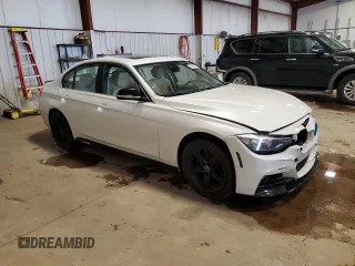 2015 BMW 3 Series 328i with VIN WBA3A5C58FF607345, listed as a Copart auction lot 58161395 with 33,011 mi miles and Salvage title. Bid and sale history available at DreamBid. Image 4.